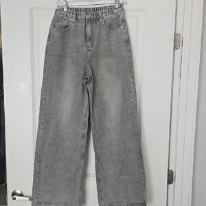 Stylish Gray Denim Pants